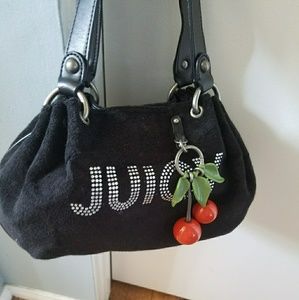 Juicy Couture "Baby Fluffy " Bag w/ Cherry Charm